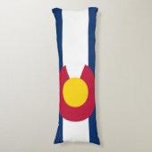Coussins Longs Drapeau du Colorado (devant Vertical)