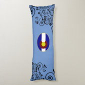 Coussins Longs Drapeau du Colorado (Dos (Vertical))