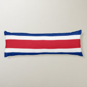 Coussins Longs Drapeau du Costa Rica (Dos)