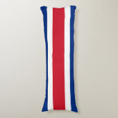 Coussins Longs Drapeau du Costa Rica (Devant (Vertical))