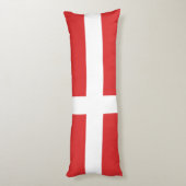 Coussins Longs Drapeau du Danemark (Dos (Vertical))
