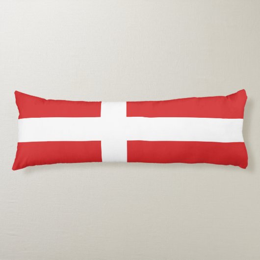 Coussins Longs Drapeau du Danemark (Devant)