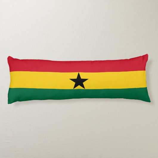 Coussins Longs Drapeau du Ghana (Dos)