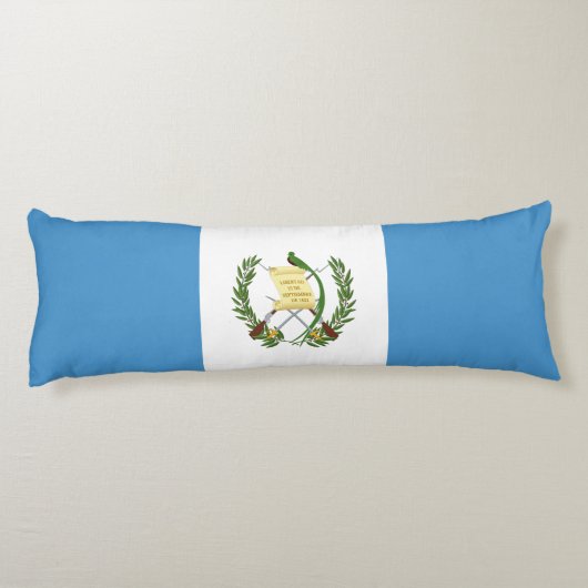 Coussins Longs Drapeau du Guatemala (Dos)