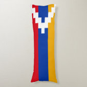 Coussins Longs Drapeau du Haut-Karabagh (Devant (Vertical))