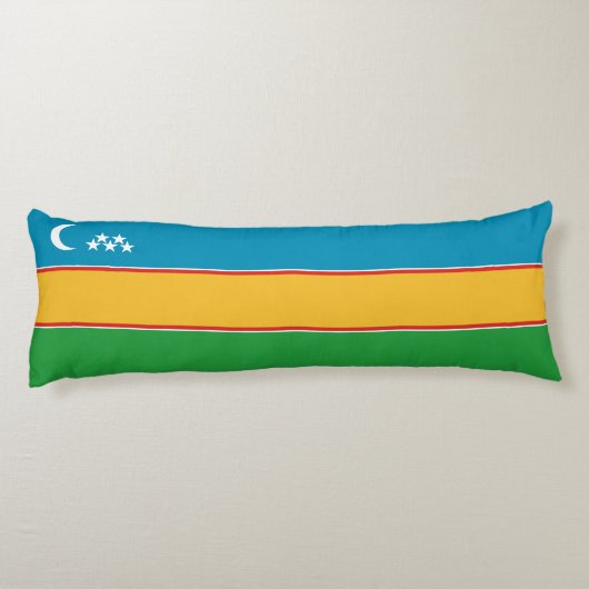 Coussins Longs Drapeau du Karakalpakstan (Dos)