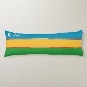 Coussins Longs Drapeau du Karakalpakstan