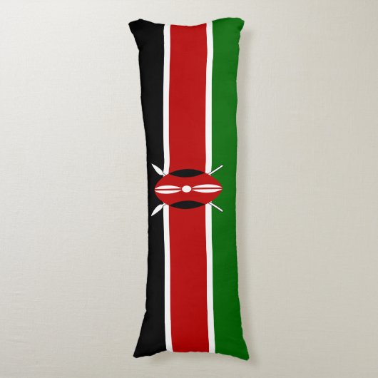 Coussins Longs Drapeau du Kenya (Devant (Vertical))