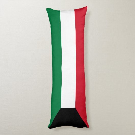 Coussins Longs Drapeau du Koweït (Dos (Vertical))