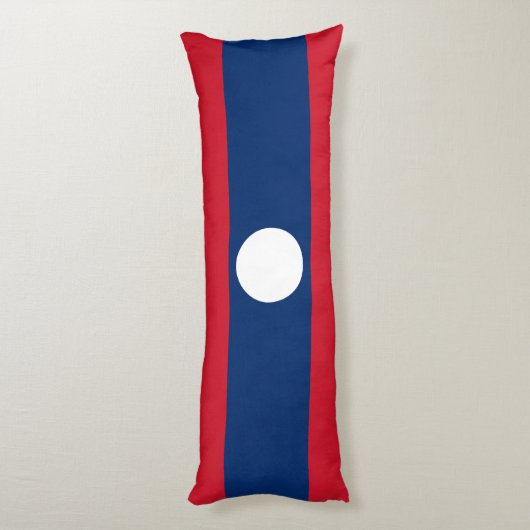 Coussins Longs Drapeau du Laos (Dos (Vertical))