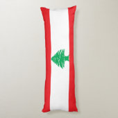 Coussins Longs Drapeau du Liban (Dos (Vertical))