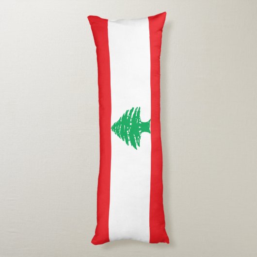 Coussins Longs Drapeau du Liban (Dos (Vertical))