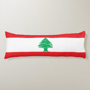 Coussins Longs Drapeau du Liban