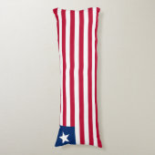 Coussins Longs Drapeau du Libéria (Devant (Vertical))