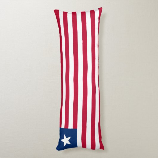 Coussins Longs Drapeau du Libéria (Dos (Vertical))