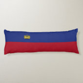 Coussins Longs Drapeau du Liechtenstein (Dos)