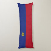 Coussins Longs Drapeau du Liechtenstein (Dos (Vertical))