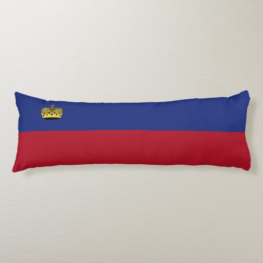 Coussins Longs Drapeau du Liechtenstein (Devant)