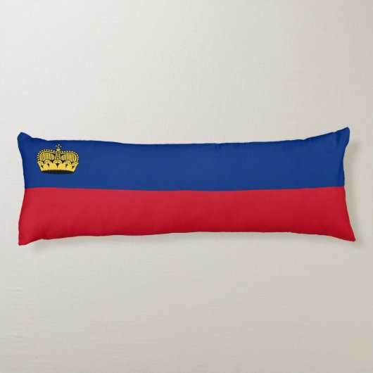 Coussins Longs Drapeau du Liechtenstein (Dos)