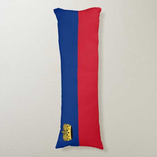 Coussins Longs Drapeau du Liechtenstein (Devant (Vertical))