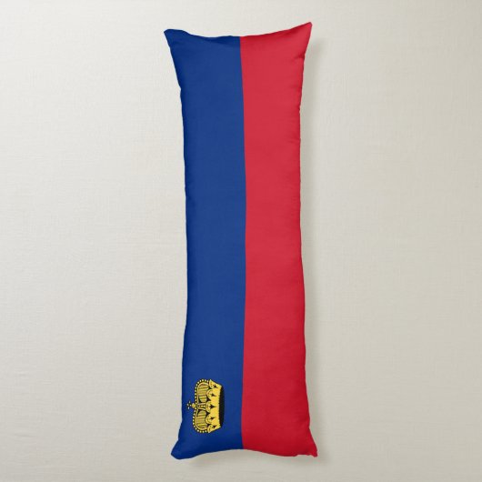 Coussins Longs Drapeau du Liechtenstein (Dos (Vertical))