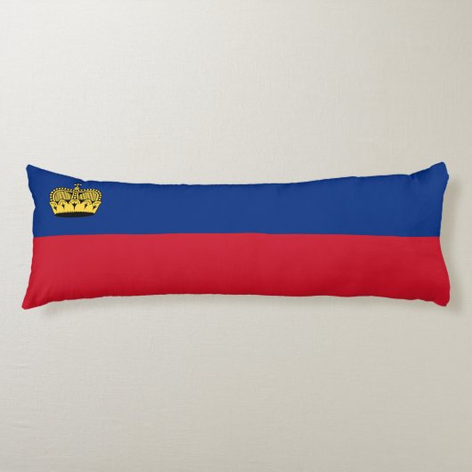Coussins Longs Drapeau du Liechtenstein (Devant)