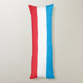 Coussins Longs Drapeau du Luxembourg (Dos (Vertical))