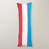 Coussins Longs Drapeau du Luxembourg (Dos (Vertical))