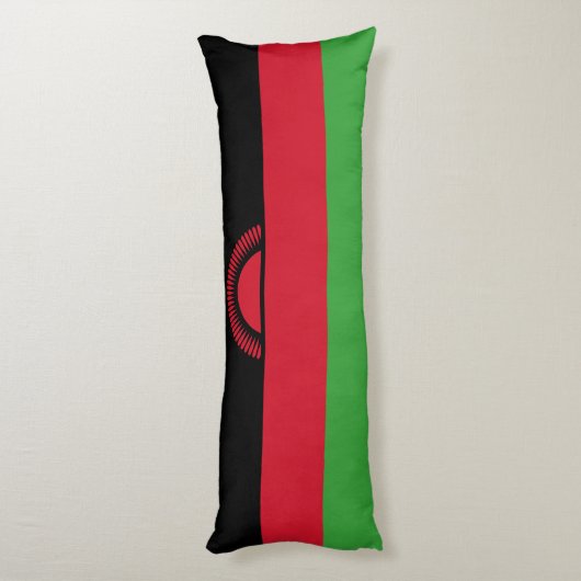 Coussins Longs Drapeau du Malawi (Dos (Vertical))