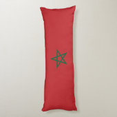 Coussins Longs Drapeau du Maroc (Dos (Vertical))