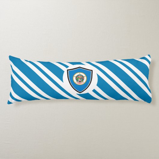 Coussins Longs Drapeau du Minnesota (Devant)