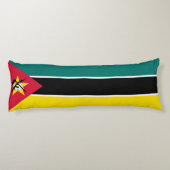 Coussins Longs Drapeau du Mozambique (Dos)