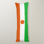 Coussins Longs Drapeau du Niger (Dos (Vertical))