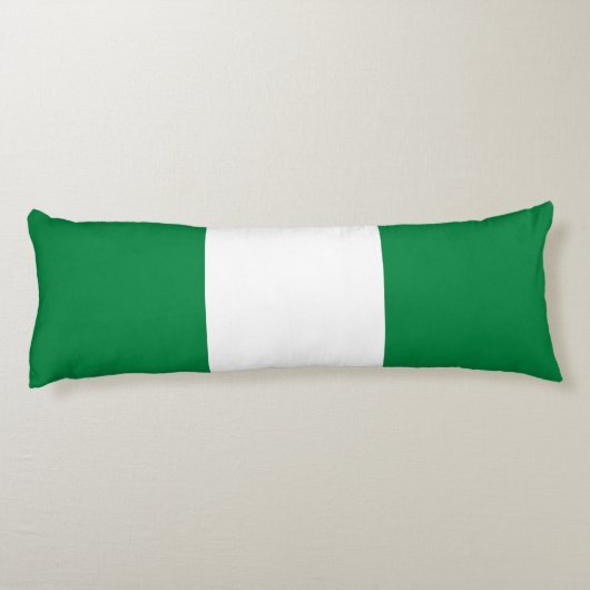 Coussins Longs Drapeau du Nigeria (Dos)