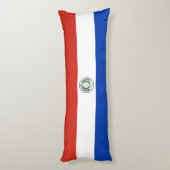 Coussins Longs Drapeau du Paraguay (Dos (Vertical))