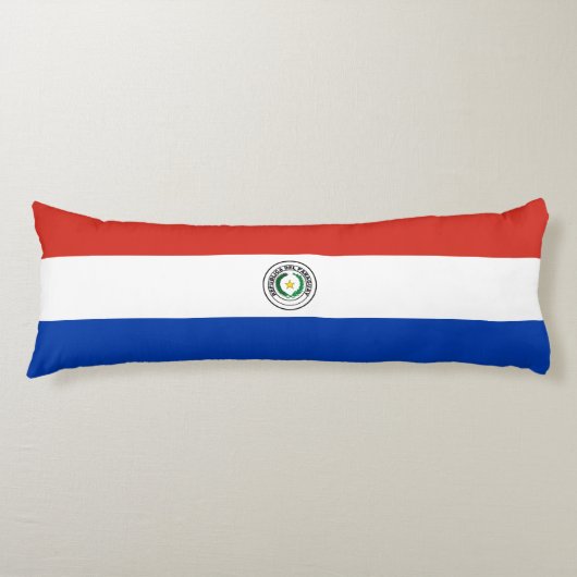 Coussins Longs Drapeau du Paraguay (Devant)