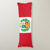 Coussins Longs Drapeau du Pérou (Devant (Vertical))