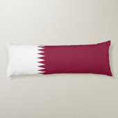 Coussins Longs Drapeau du Qatar (Dos)