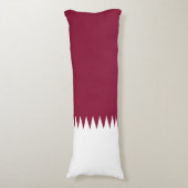 Coussins Longs Drapeau du Qatar (Devant (Vertical))