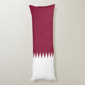 Coussins Longs Drapeau du Qatar (Dos (Vertical))
