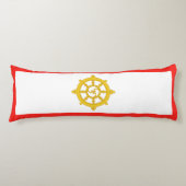 Coussins Longs Drapeau du royaume de Sikkim (Devant)