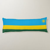 Coussins Longs Drapeau du Rwanda (Dos)