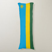 Coussins Longs Drapeau du Rwanda (Devant (Vertical))