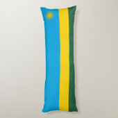 Coussins Longs Drapeau du Rwanda (Dos (Vertical))