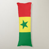 Coussins Longs Drapeau du Sénégal (Devant (Vertical))