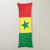 Coussins Longs Drapeau du Sénégal (Dos (Vertical))