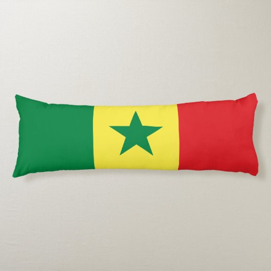 Coussins Longs Drapeau du Sénégal (Devant)