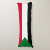 Coussins Longs Drapeau du Soudan (Devant (Vertical))