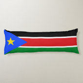 Coussins Longs Drapeau du Soudan du Sud (Dos)
