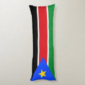 Coussins Longs Drapeau du Soudan du Sud (Dos (Vertical))